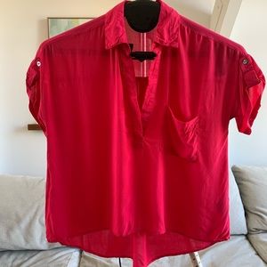 Sparkle and Fade hot pink top